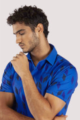 MODERNO DIAMOND NAVY GOLF POLO