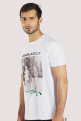 CAMISA WHITE VINTAGE GOLF T-SHIRT