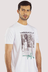 CAMISA WHITE VINTAGE GOLF T-SHIRT