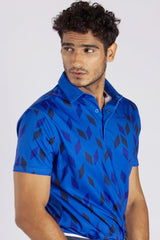 MODERNO DIAMOND NAVY GOLF POLO