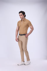 Antiguo Caramel Golf Polo