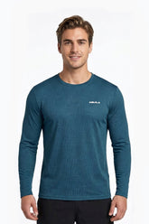 MEN'S LONG SLEEVE T-SHIRT TEAL