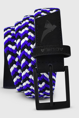 Golf Royal & Black Stretchy Belt