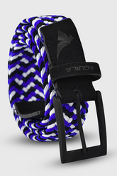 Golf Royal & Black Stretchy Belt