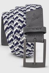 Golf Navy & Grey Stretchy Belt