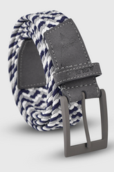 Golf Navy & Grey Stretchy Belt