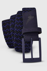 Golf Navy & Black Stretchy Belt