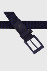 Golf Navy & Black Stretchy Belt