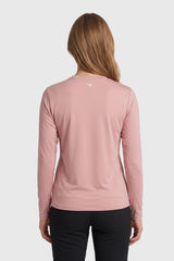 WOMEN GYM LONGSLEEVE SHIRT DUSTY ROSE