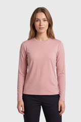 WOMEN GYM LONGSLEEVE SHIRT DUSTY ROSE