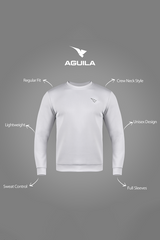 Silver Grey Sweat Shirt