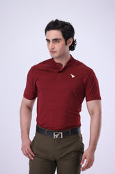 Antiguo G-C Burgundy Golf Polo