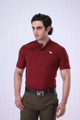 Antiguo G-C Burgundy Golf Polo