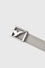 Golf Leather Belt | Grey & Black