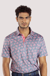 MODERNO FUNKY PINK GOLF POLO