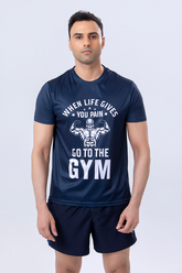 LIFT LEGACY T-SHIRTS NAVY | Gym Wear