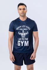 LIFT LEGACY T-SHIRTS NAVY | Gym Wear