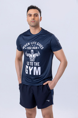LIFT LEGACY T-SHIRTS NAVY | Gym Wear