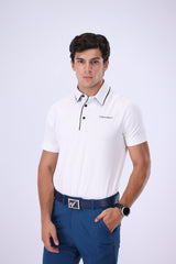 Nectar Pearl C Stripe Golf Polo