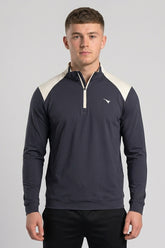 AD SWING MIDLAYER CHARCOAL/ BEIGE