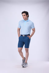 Cut Away Golf Polo Sky