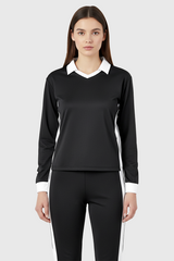 Velour Fit Track Jacket Black