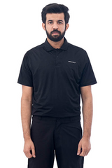 ANTIGUO BLACK GOLF POLO