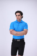 Nectar Turquoise Blue Golf Polo