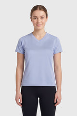 WOMEN BUZZFIT GYM T-SHIRT LIGHT GREY
