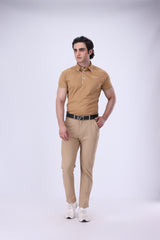 Antiguo Caramel Golf Polo