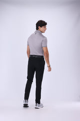 Moderno Knit Silver Grey Golf Polo
