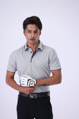 Antiguo Silver Grey Golf Polo