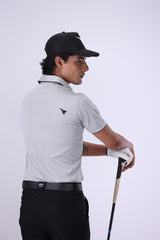Antiguo Silver Grey Golf Polo