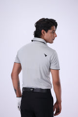 Antiguo Silver Grey Golf Polo