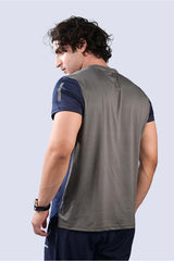 Power Lift T Shirt Navy & Grey