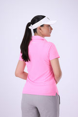 Rey Swing Lemonade Pink Golf Polo Shirt