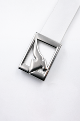 Golf Leather Belt White