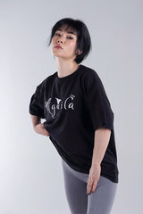 CozyVibe Black Ladies Over Size TShirt