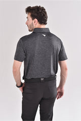 Moderno Cationic Grey Golf Polo