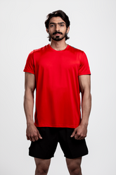 Power Lift T Shirt Red & Grey