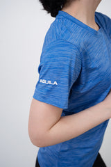Cationic Women T Shirt Royal Melange