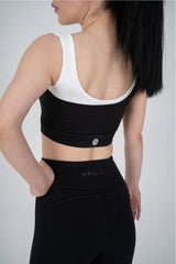 AGUILA Asymmetric Sports Bra Black