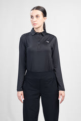 Modelle Full Sleeves Black Golf Polo Shirt