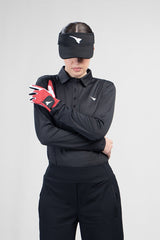 Modelle Full Sleeves Black Golf Polo Shirt
