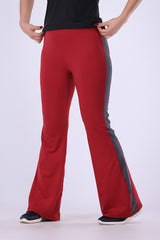 Women SleekFlare Pant Maroon