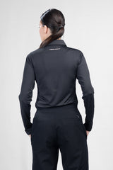 Modelle Full Sleeves Black Golf Polo Shirt