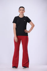 Women SleekFlare Pant Maroon