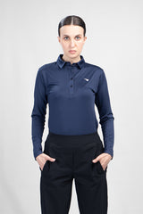 Modelle Full Sleeves Navy Golf Polo Shirt