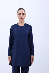 Hydro Steam Navy Top