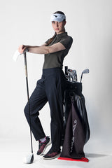 Rey Swing Military Green Golf Polo Shirt